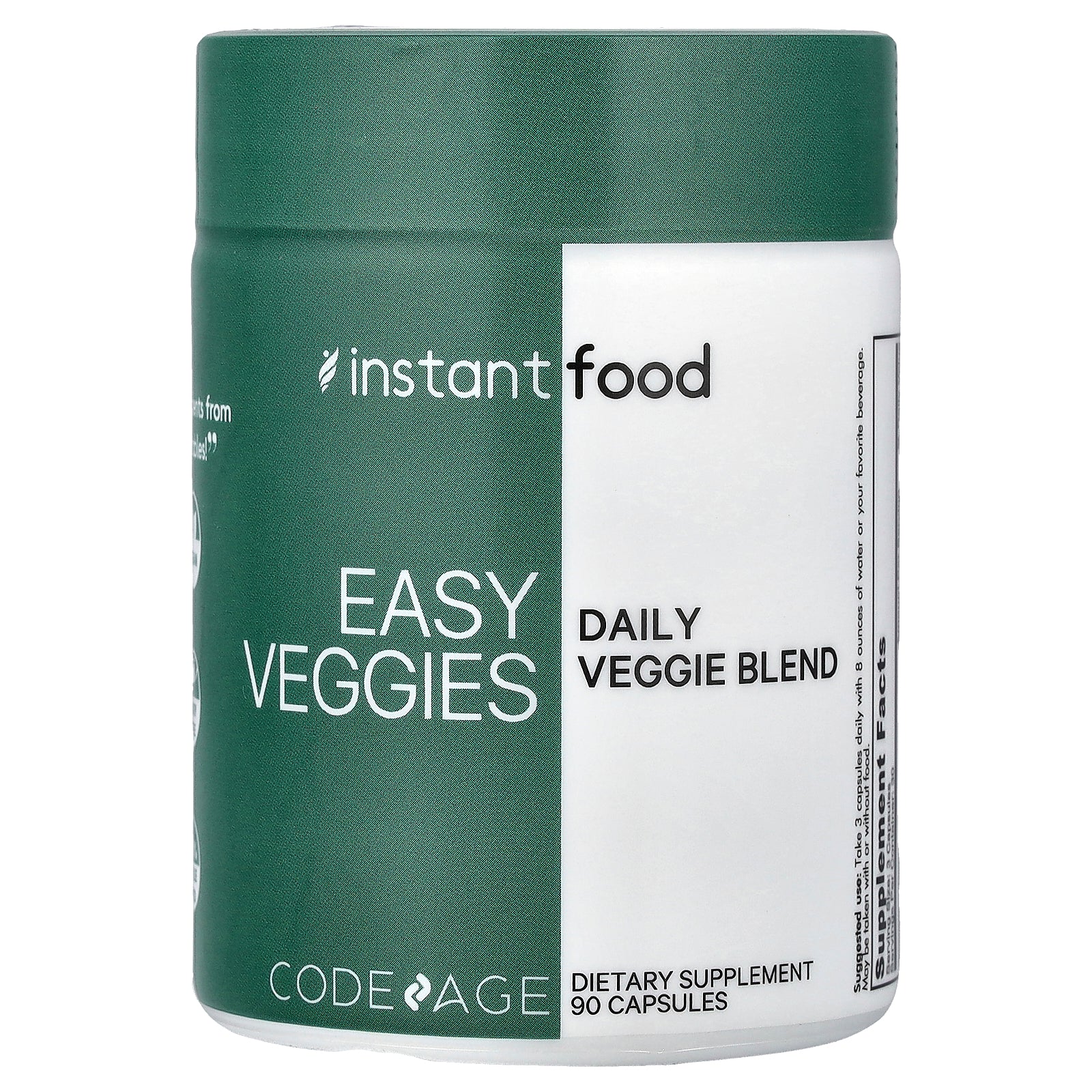 Codeage, Instant Food, Easy Veggies, Daily Veggie Blend, 90 Capsules