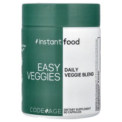 Codeage, Instant Food, Easy Veggies, Daily Veggie Blend, 90 Capsules