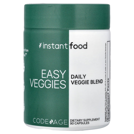Codeage, Instant Food, Easy Veggies, Daily Veggie Blend, 90 Capsules