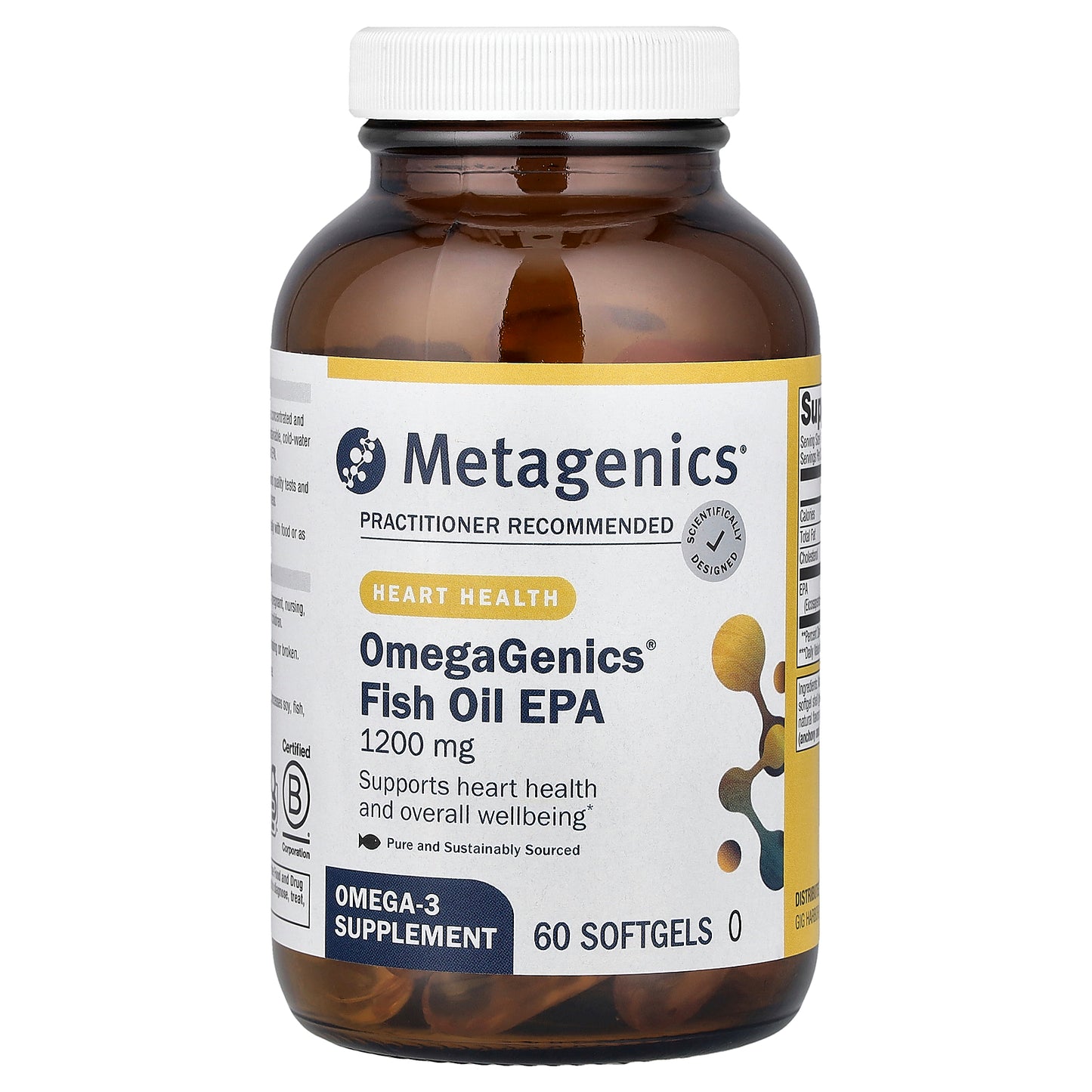 Metagenics, OmegaGenics®, Fish Oil EPA, 1,200 mg, 60 Softgels