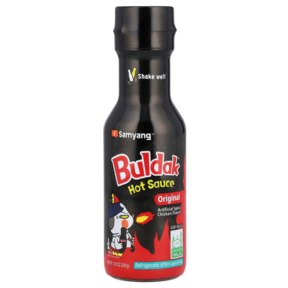 Buldak, Buldak® Hot Sauce, Artificial Spicy Chicken, Original, 7.05 oz (200 g)