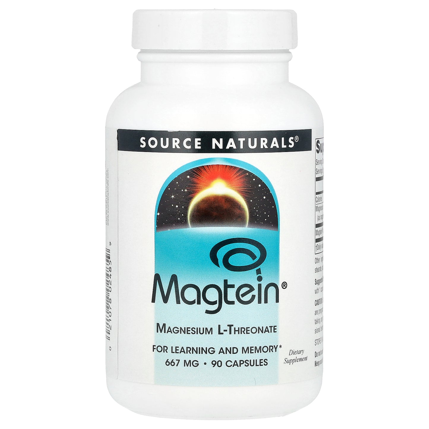 Source Naturals, Magtein®, Magnesium L-Threonate, 90 Capsules