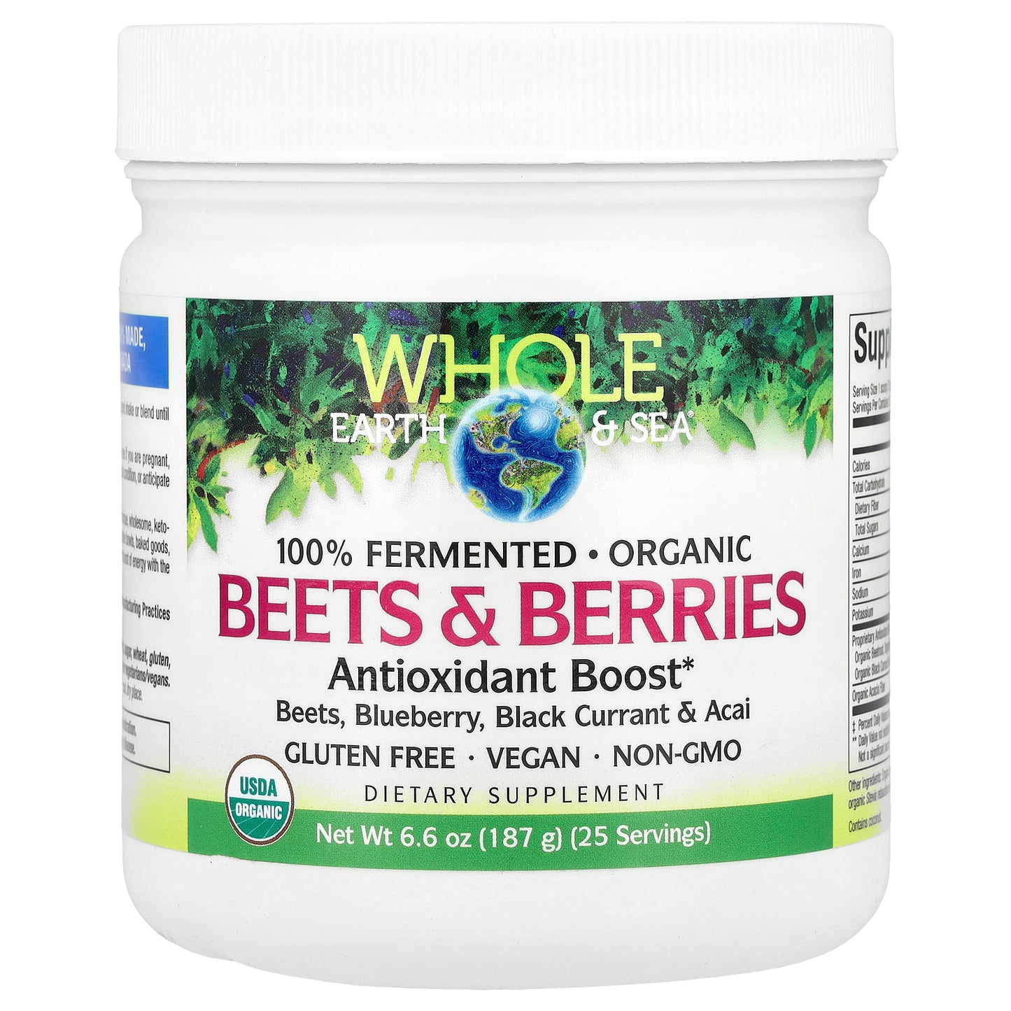 Natural Factors, Whole Earth & Sea®, Beets & Berries , 6.6 oz (187 g)