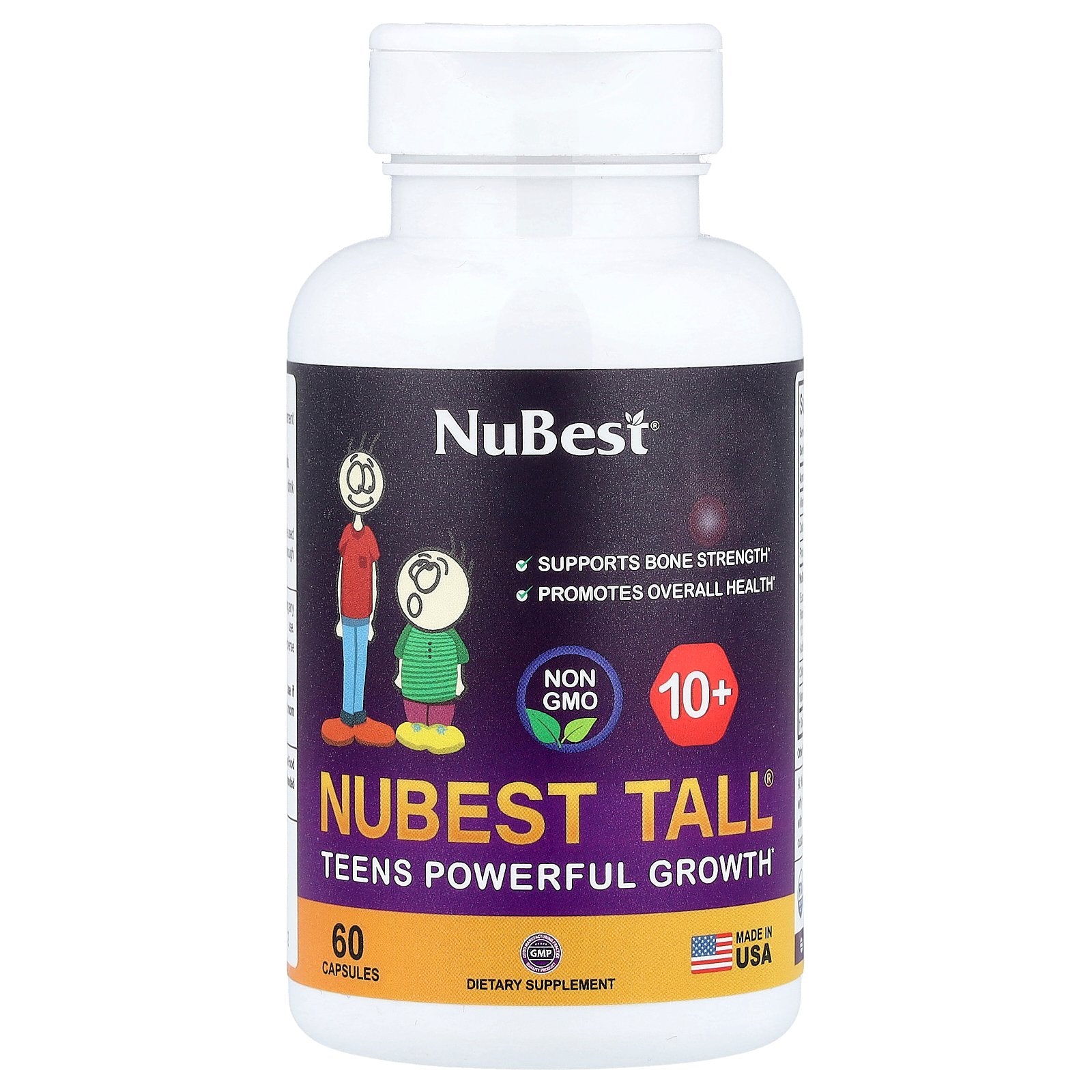 NuBest, Tall® 10+, Teens Powerful Growth, 60 Capsules