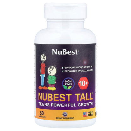 NuBest, Tall® 10+, Teens Powerful Growth, 60 Capsules