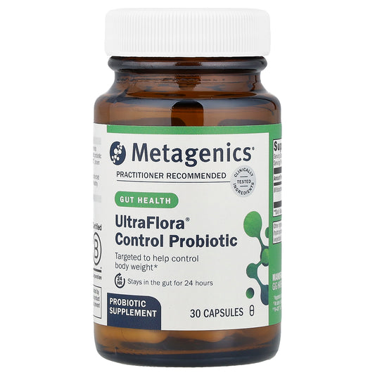 Metagenics, UltraFlora® Control Probiotic, 113.1 mg (10 Billion CFU), 30 Capsules