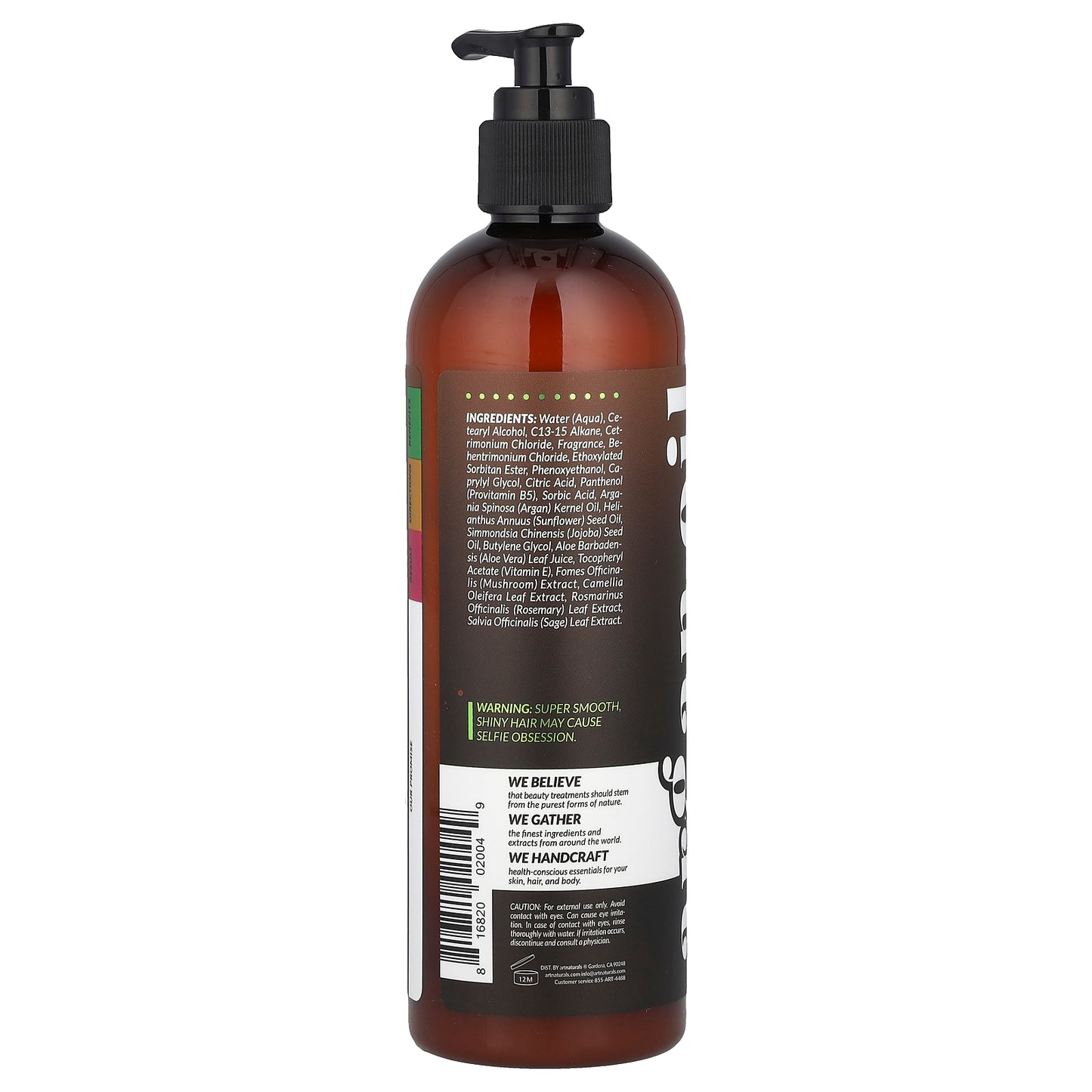 artnaturals, Argan Oil Leave-In Conditioner, For Dry, Damaged, Brittle Hair, 12 fl oz (355 ml)