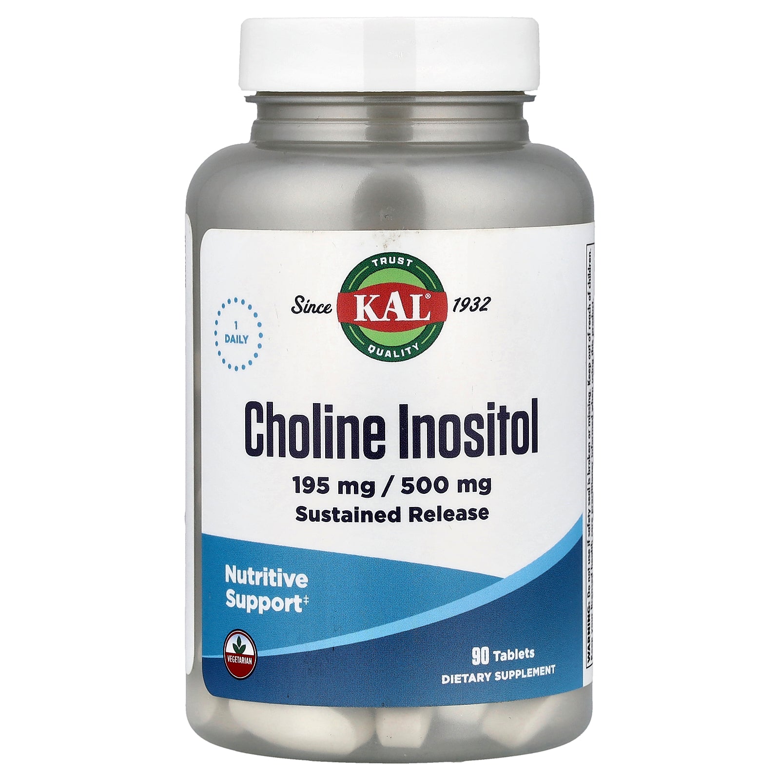 KAL, Choline Inositol, 90 Tablets