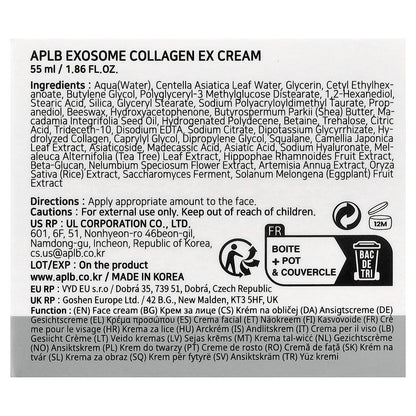 APLB, Exosome Collagen EX Cream, 1.86 fl oz (55 ml)