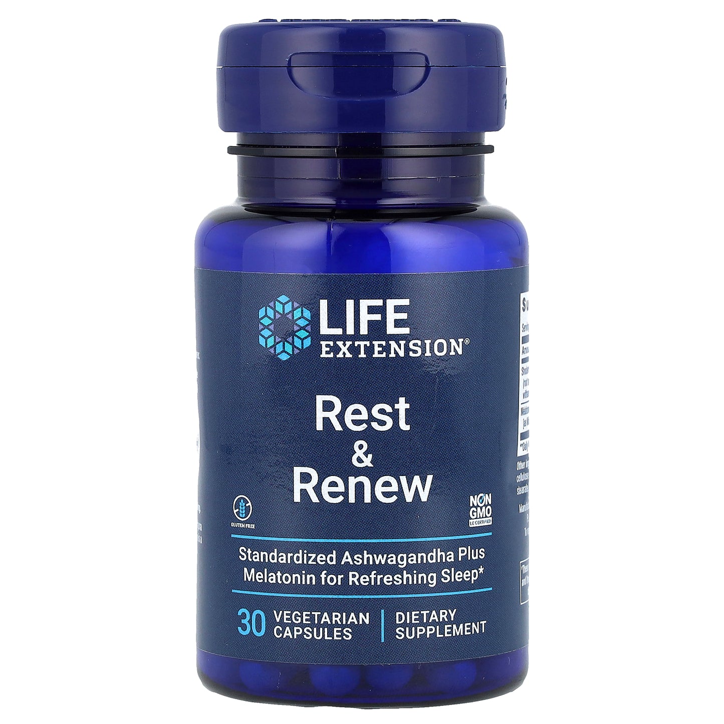 Life Extension, Rest & Renew, 30 Vegetarian Capsules