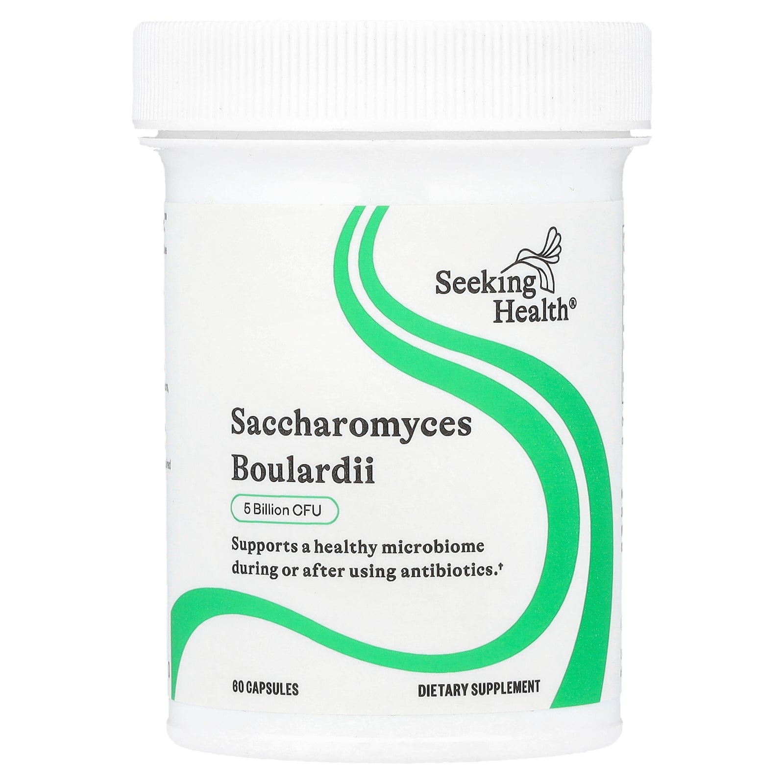 Seeking Health, Saccharomyces Boulardii, 5 Billion CFU, 60 Capsules