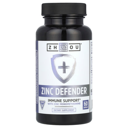 Zhou Nutrition, Zinc Defender, 60 Capsules