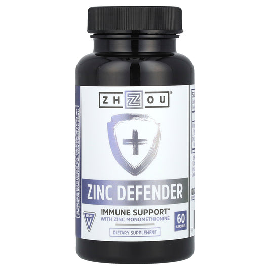 Zhou Nutrition, Zinc Defender, 60 Capsules