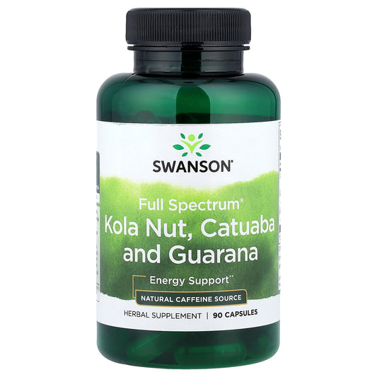Swanson, Full Spectrum® Kola Nut, Catuaba and Guarana, 90 Capsules