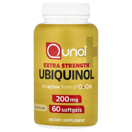 Qunol, Ubiquinol, 200 mg, 60 Softgels