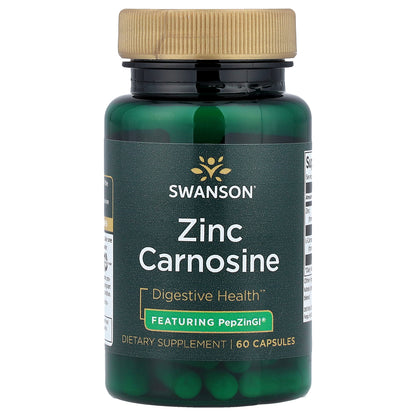 Swanson, Zinc Carnosine, 60 Capsules