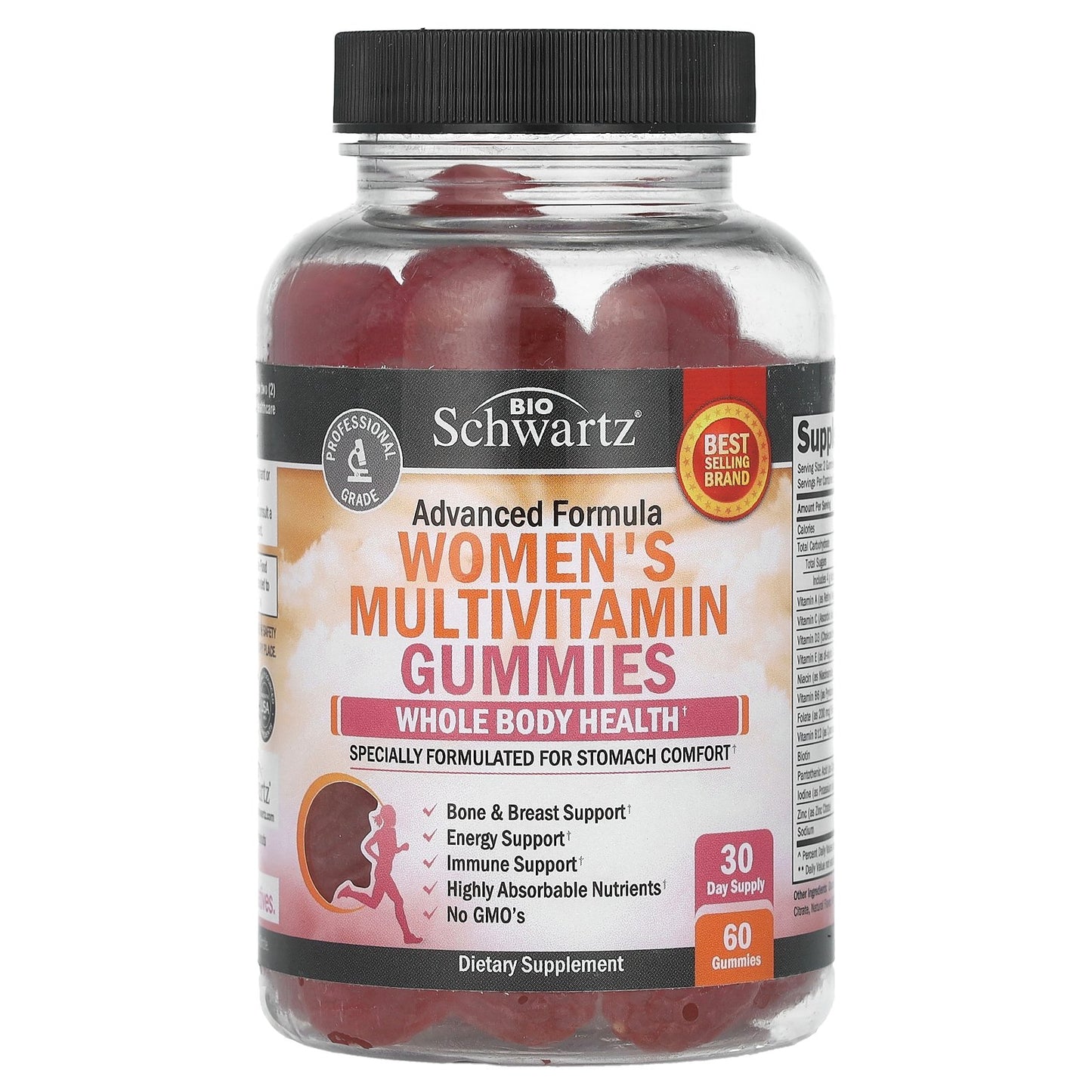 BioSchwartz, Women's Multivitamin Gummies, Advanced Formula, 60 Gummies