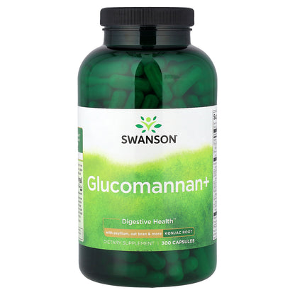 Swanson, Glucomannan+, 300 Capsules