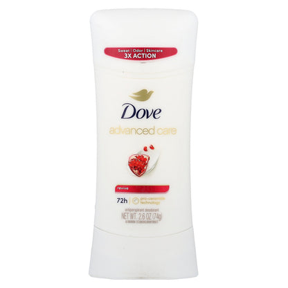 Dove, Advanced Care, Antiperspirant Deodorant, Revive, 2.6 oz (74 g)