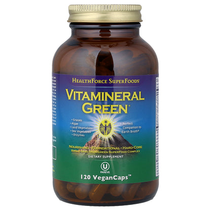 HealthForce Superfoods, Vitamineral Green®, 120 VeganCaps™