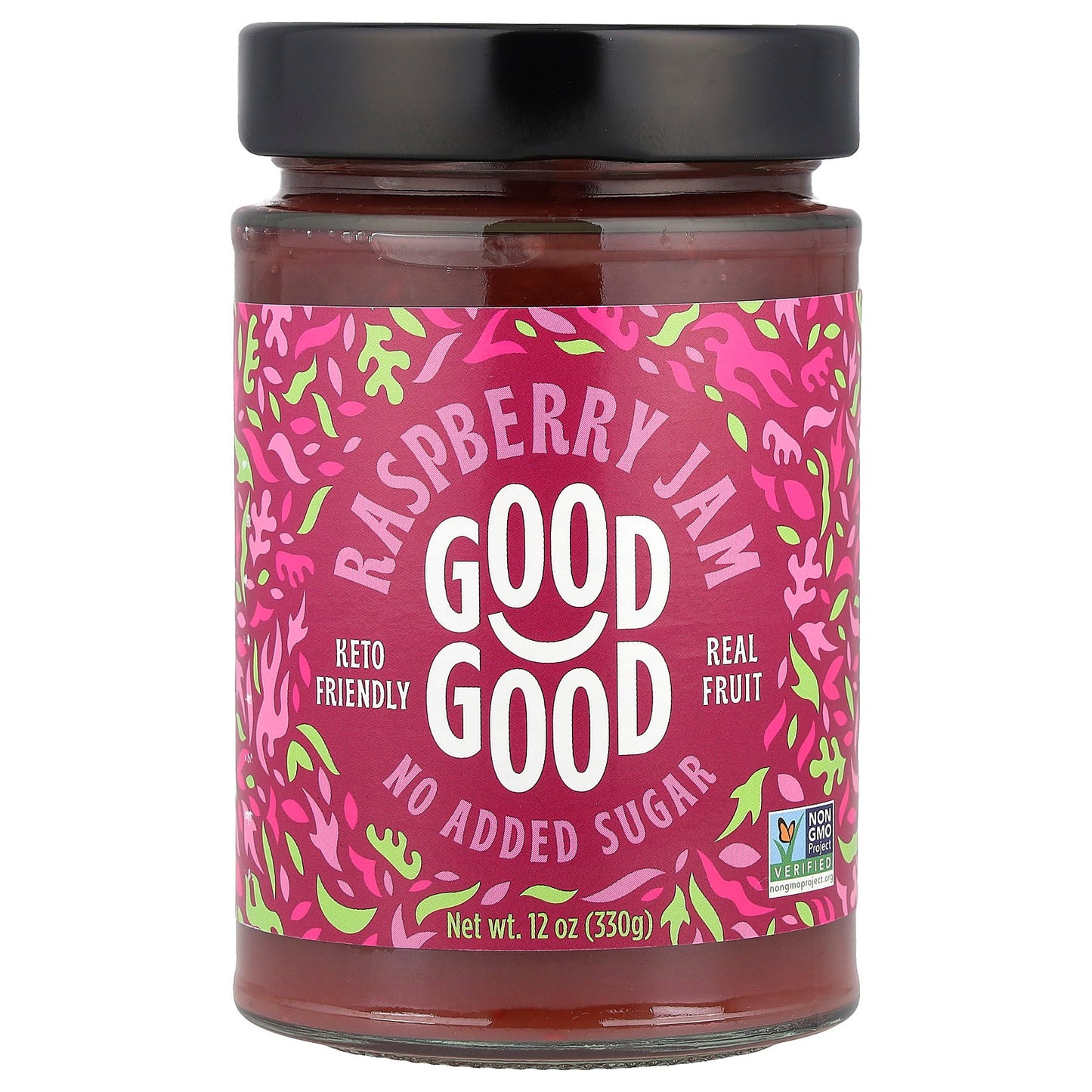 GOOD GOOD, Raspberry Jam, 12 oz (330 g)