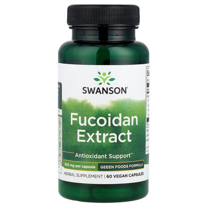 Swanson, Fucoidan Extract, 500 mg, 60 Vegan Capsules