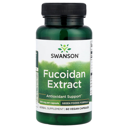 Swanson, Fucoidan Extract, 500 mg, 60 Vegan Capsules