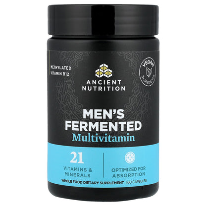 Ancient Nutrition, Men's Fermented Multivitamin, 60 Capsules