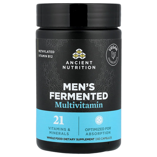 Ancient Nutrition, Men's Fermented Multivitamin, 60 Capsules
