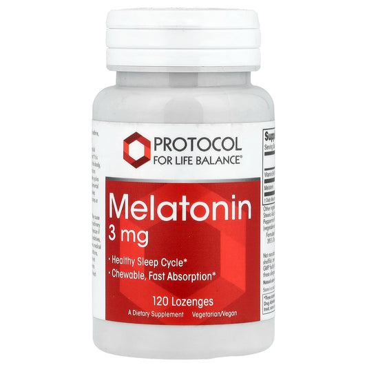 Protocol for Life Balance, Melatonin, 3 mg , 120 Lozenges
