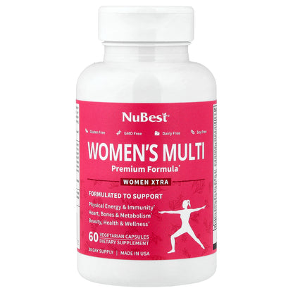 NuBest, Women's Multi, 60 Vegetarian Capsules