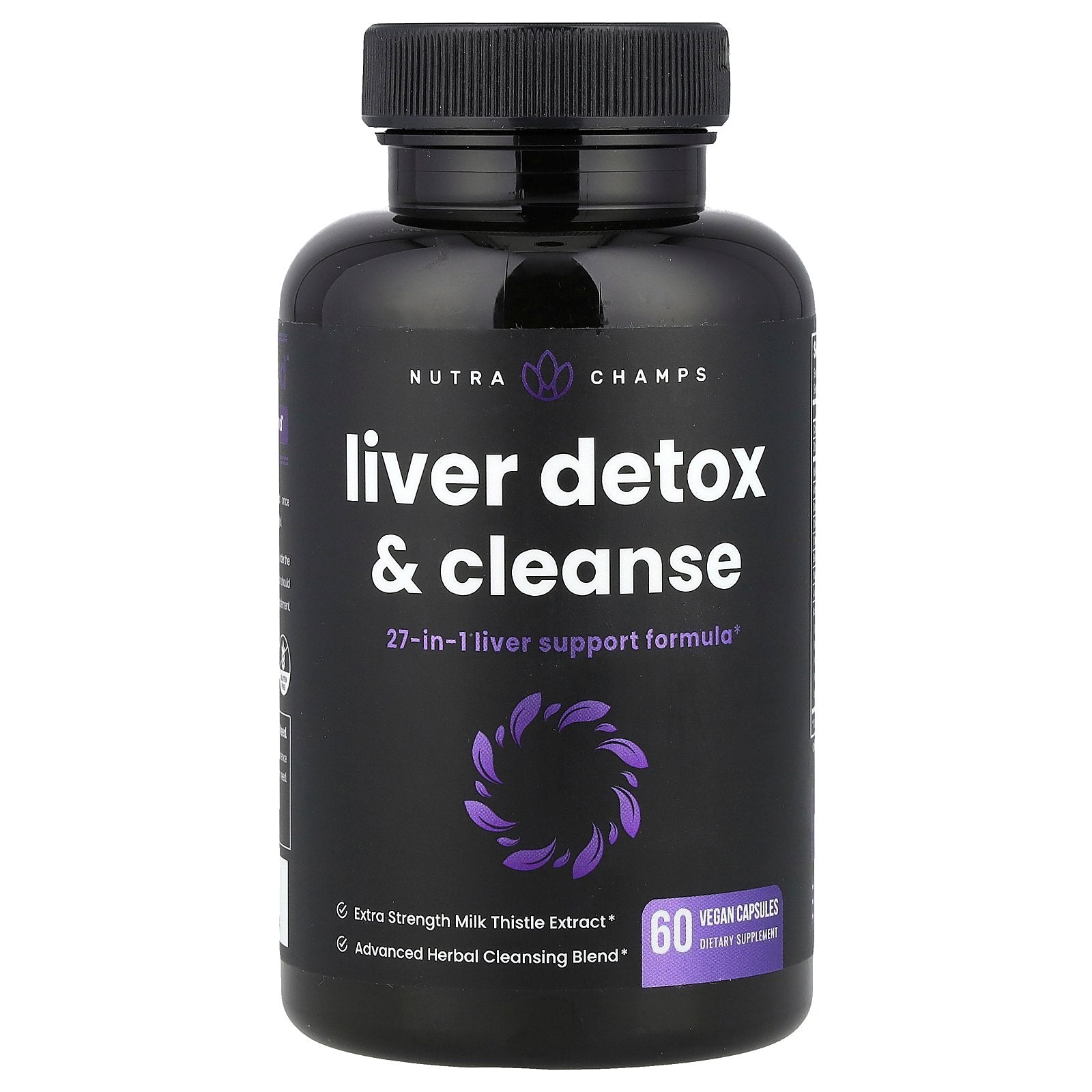 NutraChamps, Liver Detox & Cleanse, 60 Vegan Capsules