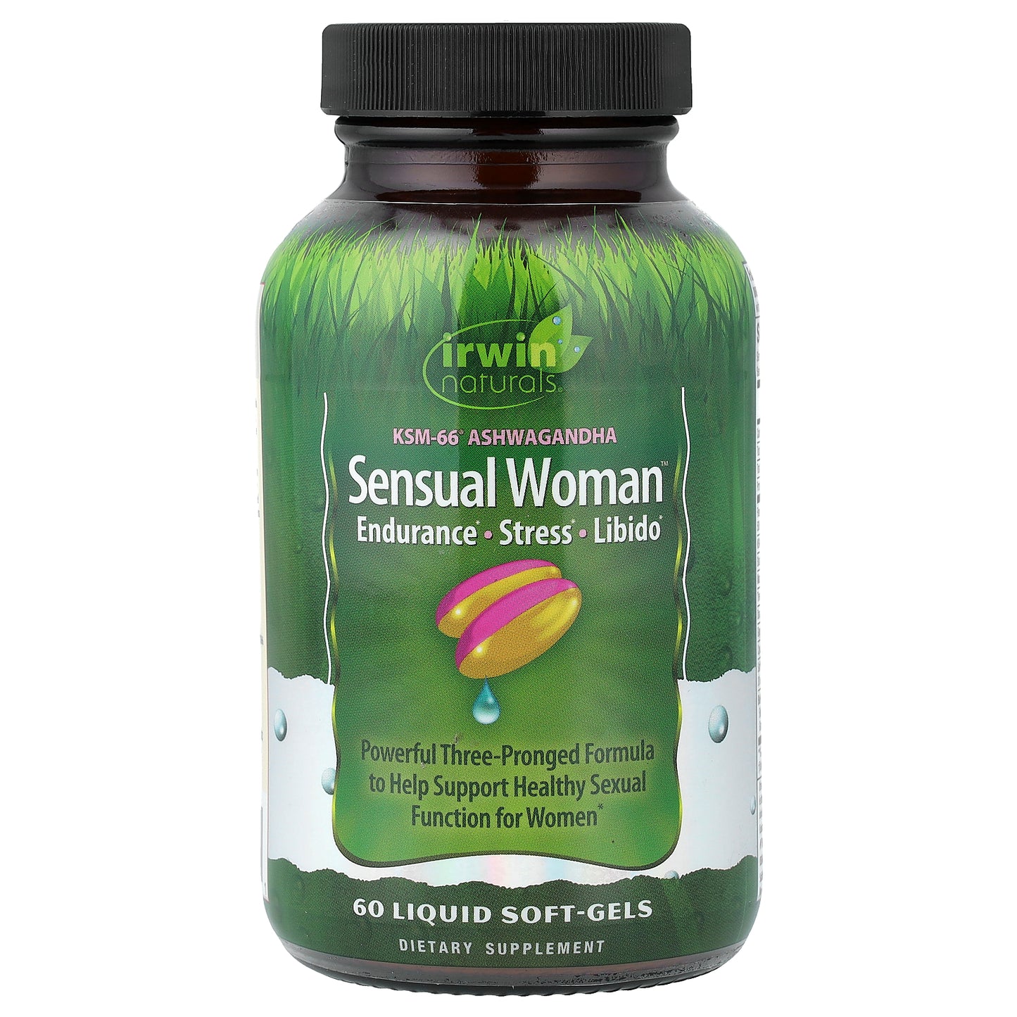 Irwin Naturals, Sensual Women™, Endurance, Stress, Libido, 60 Liquid Soft-Gels