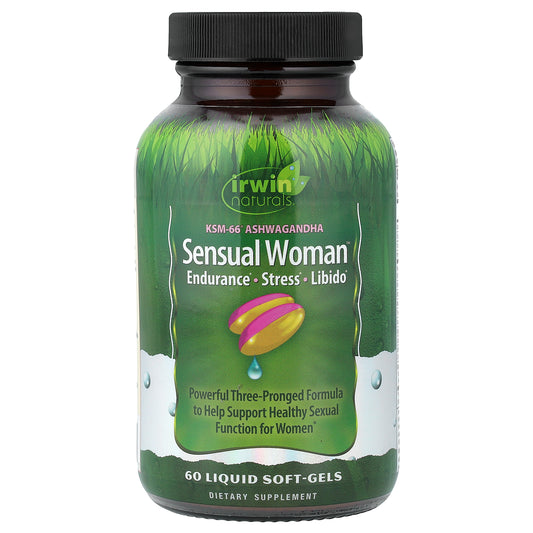 Irwin Naturals, Sensual Women™, Endurance, Stress, Libido, 60 Liquid Soft-Gels