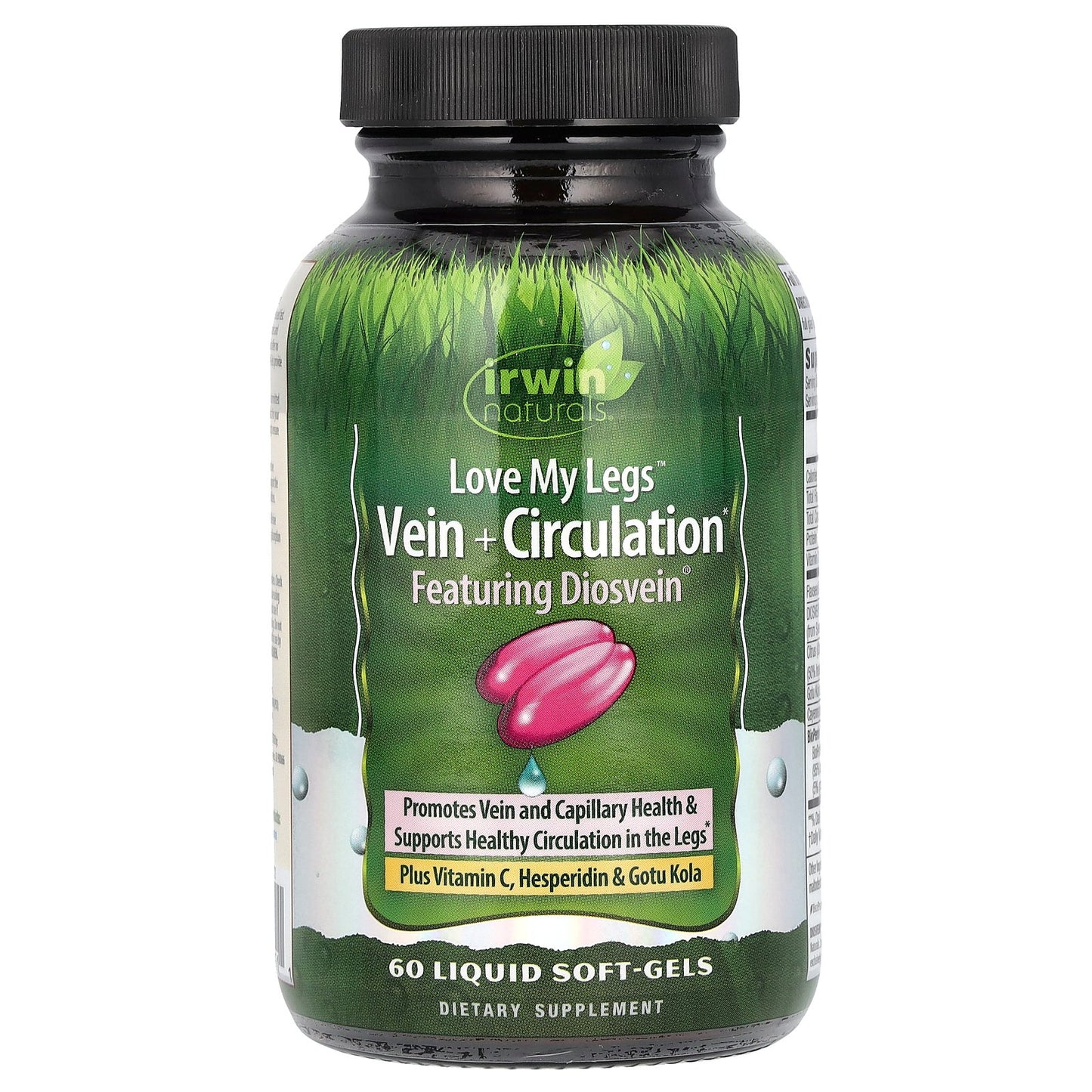Irwin Naturals, Love My Legs, Vein + Circulation, 60 Liquid Soft-Gels