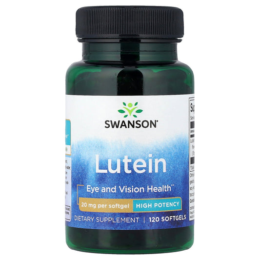 Swanson, Lutein, High Potency, 20 mg, 120 Softgels