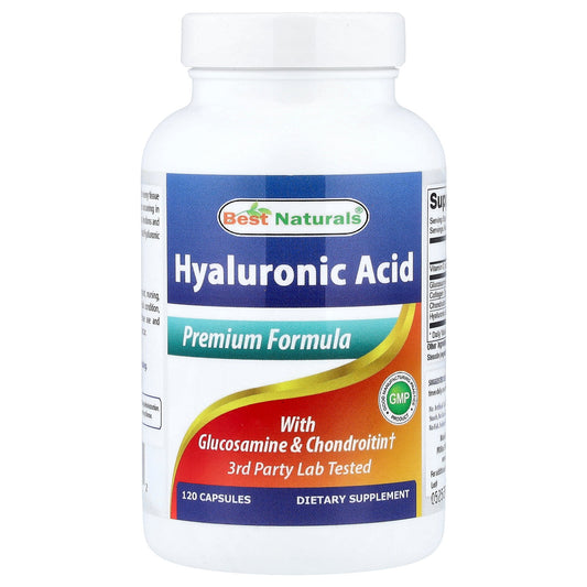 Best Naturals, Hyaluronic Acid with Glucosamine & Chondroitin, 120 Capsules