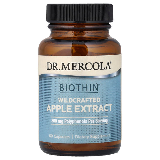 Dr. Mercola, Biothin®, Wildcrafted Apple Extract, 60 Capsules