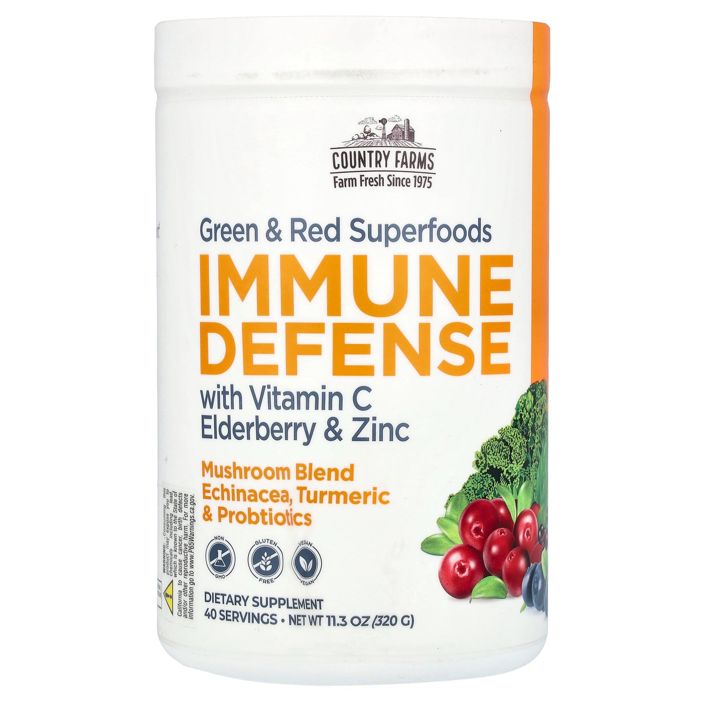 Country Farms, Immune Defense with Vitamin C, Elderberry & Zinc, 11.3 oz (320 g)