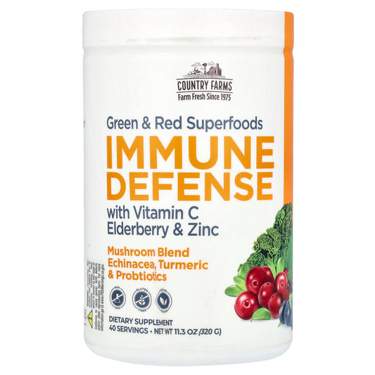 Country Farms, Immune Defense with Vitamin C, Elderberry & Zinc, 11.3 oz (320 g)