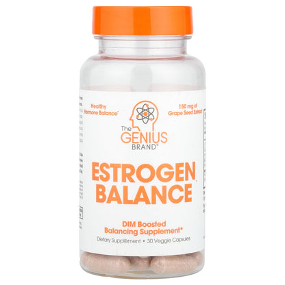 The Genius Brand, Estrogen Balance, 30 Veggie Capsules