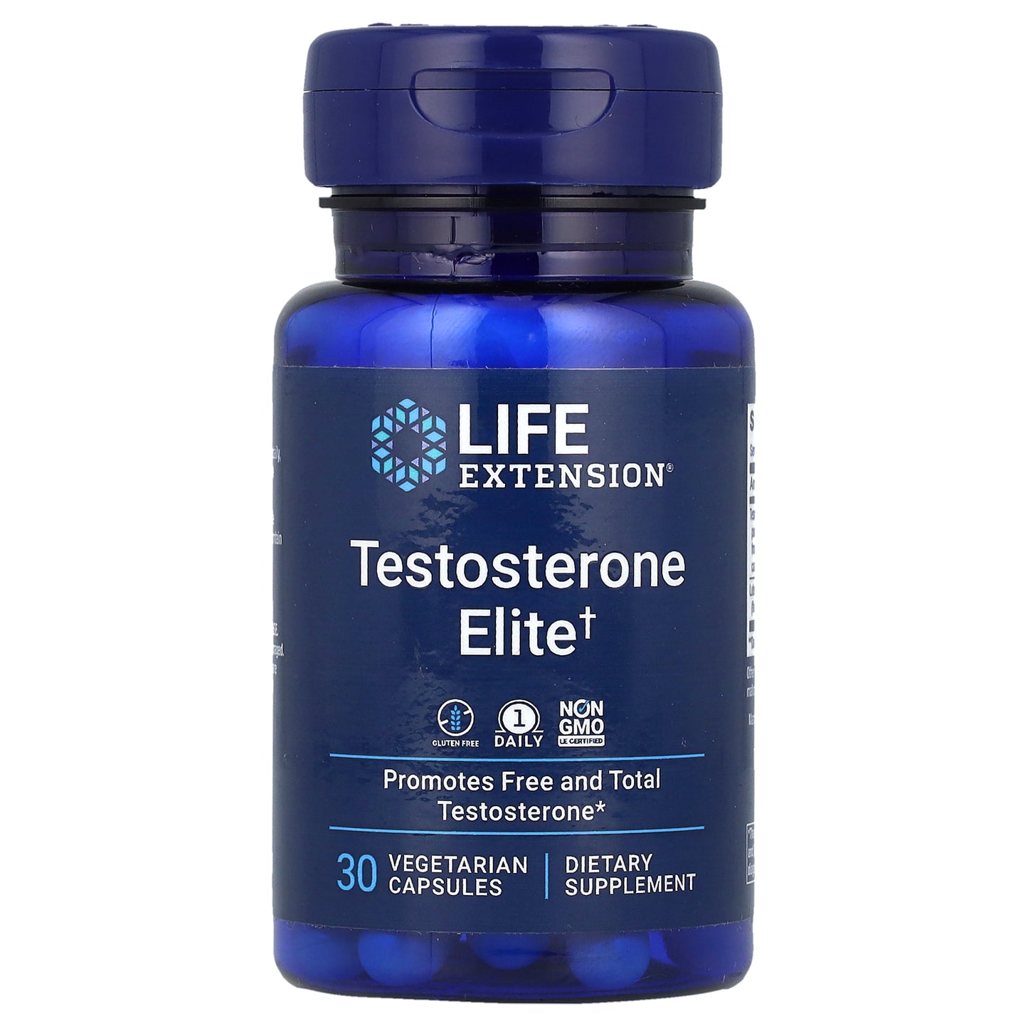 Life Extension, Testosterone Elite, 30 Vegetarian Capsules