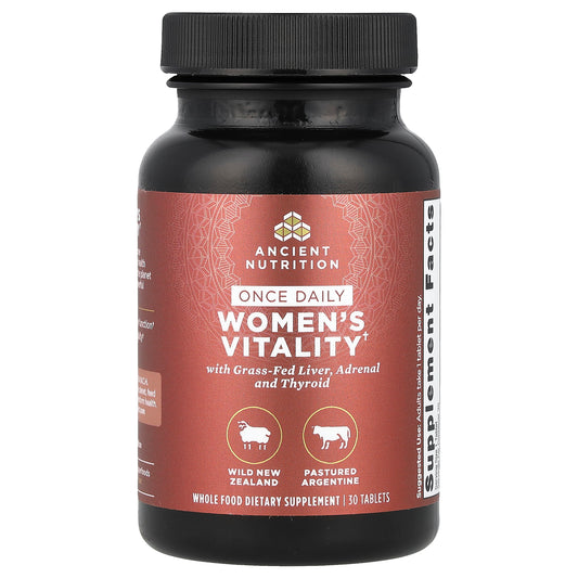 Ancient Nutrition, Once Daily Women's Vitality, 30 Tablets