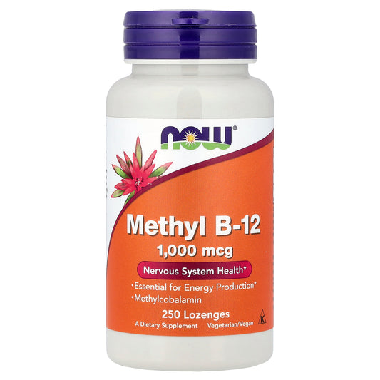 NOW Foods, Methyl B-12, 1,000 mcg, 250 Lozenges