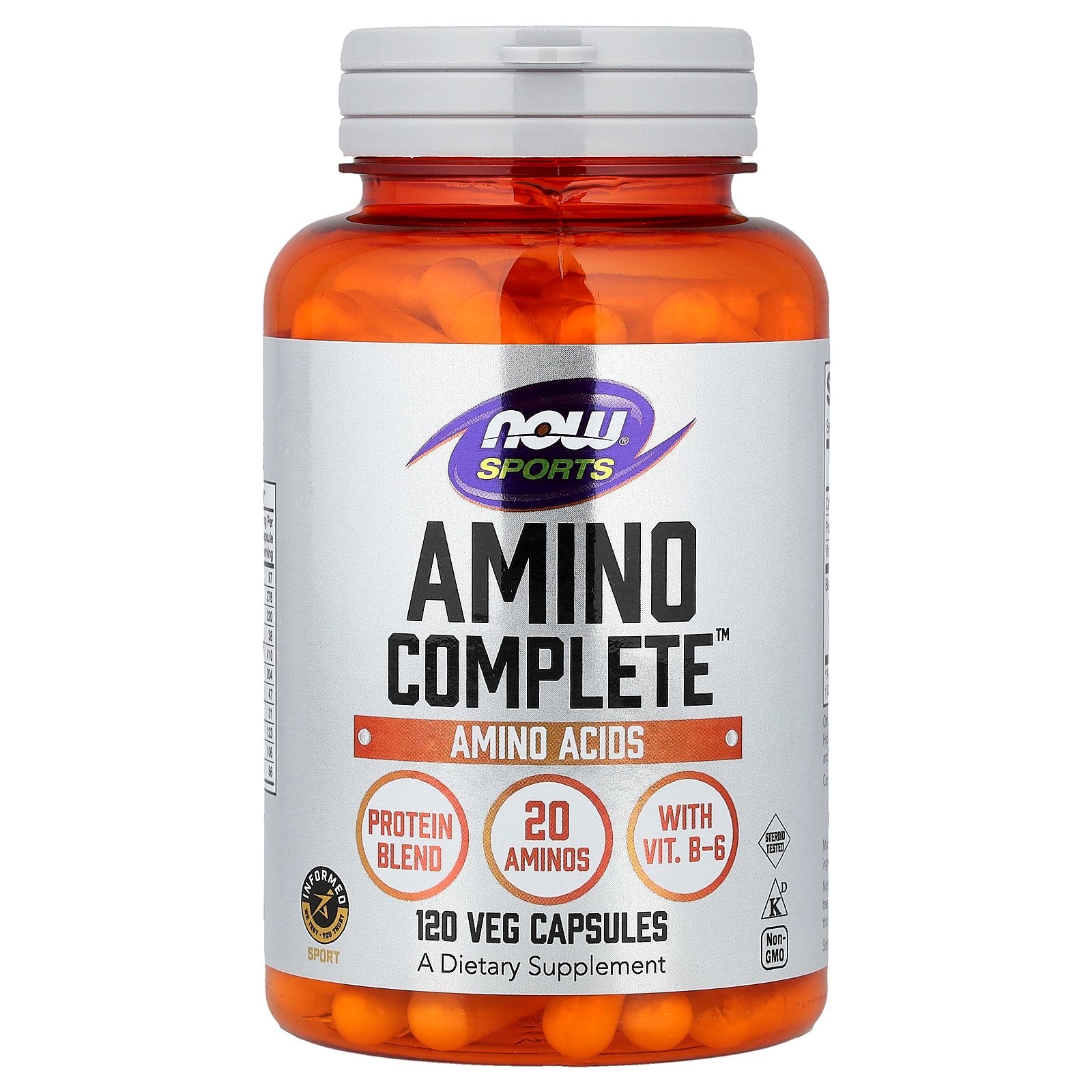 NOW Foods, Sports, Amino Complete™, 120 Veg Capsules