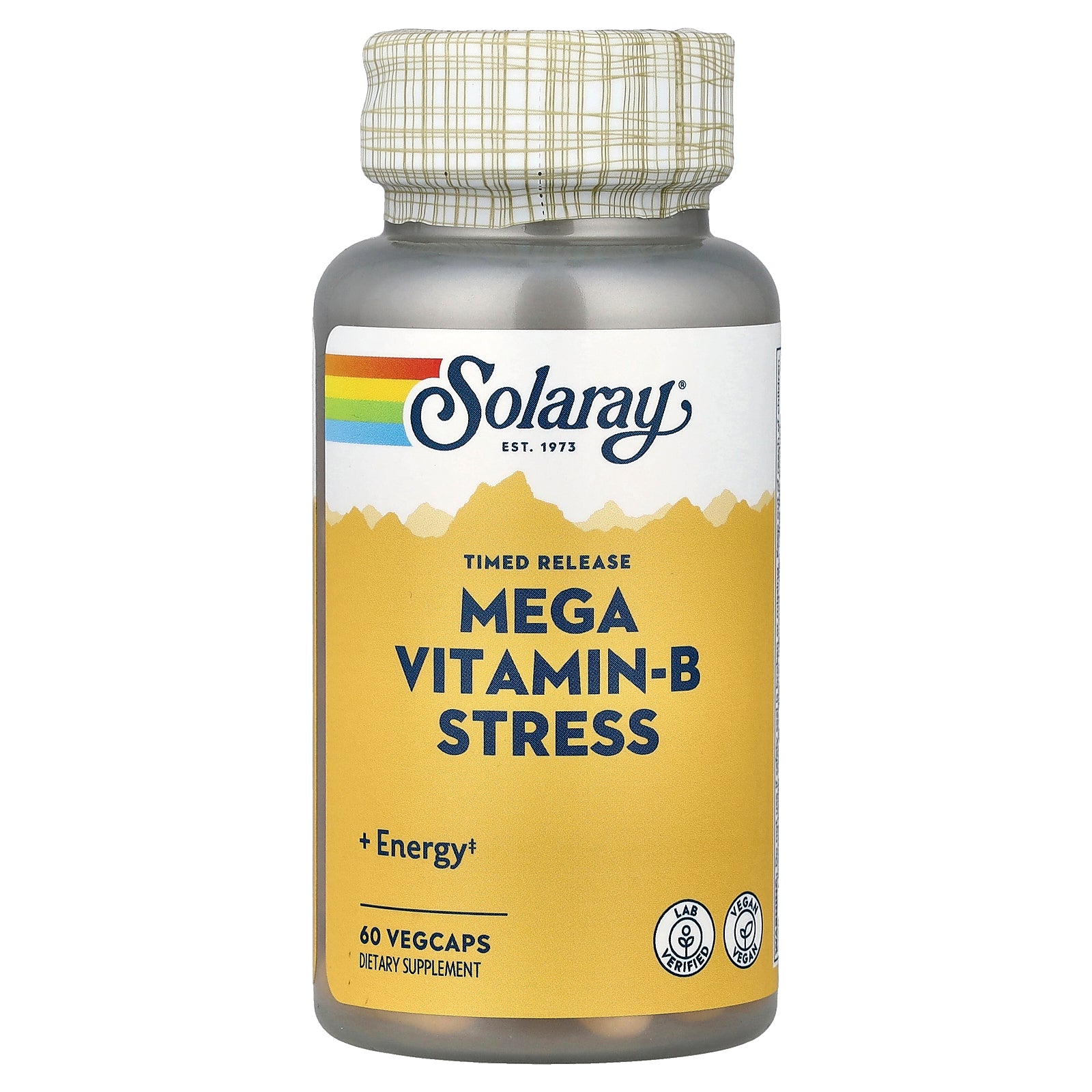 Solaray, Timed Release, Mega Vitamin-B Stress, 60 VegCaps