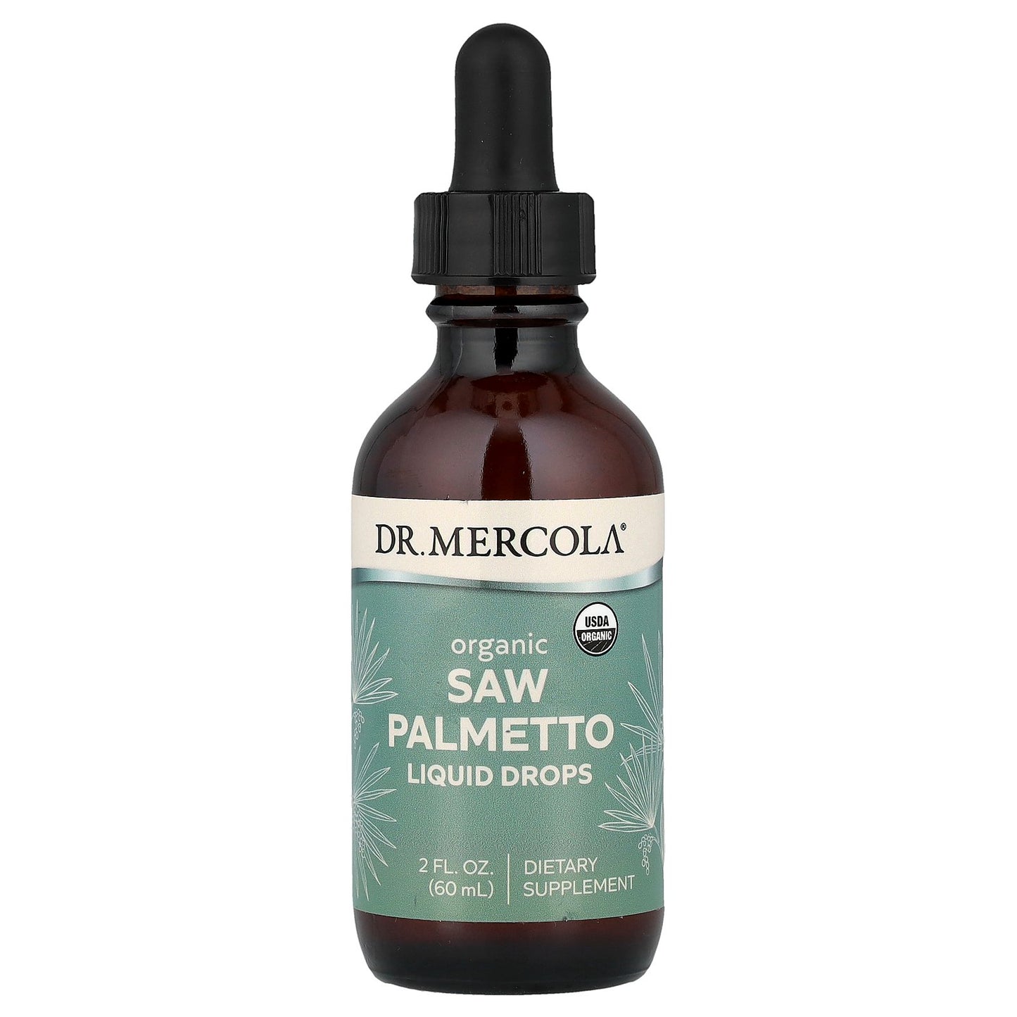 Dr. Mercola, Organic Saw Palmetto Liquid Drops, 2 fl oz (60 ml)