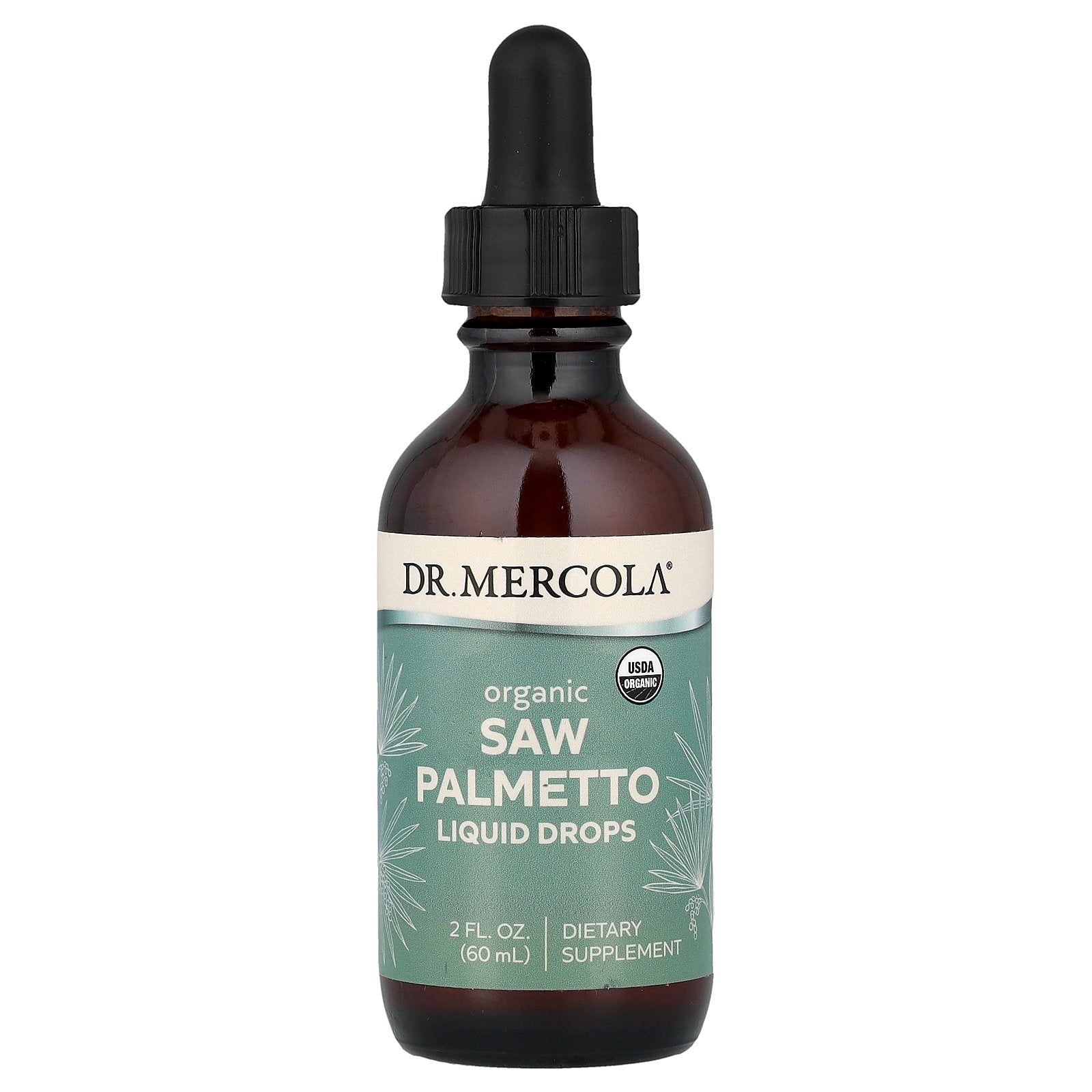 Dr. Mercola, Organic Saw Palmetto Liquid Drops, 2 fl oz (60 ml)