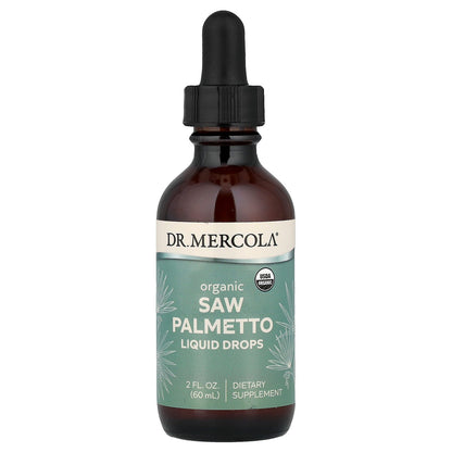 Dr. Mercola, Organic Saw Palmetto Liquid Drops, 2 fl oz (60 ml)