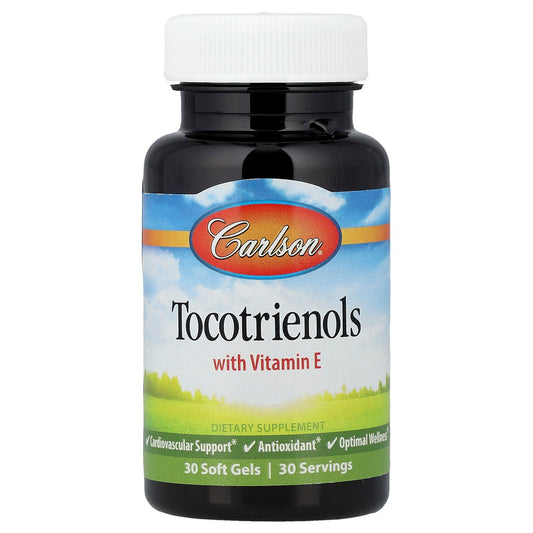 Carlson, Tocotrienols with Vitamin E, 30 Soft Gels